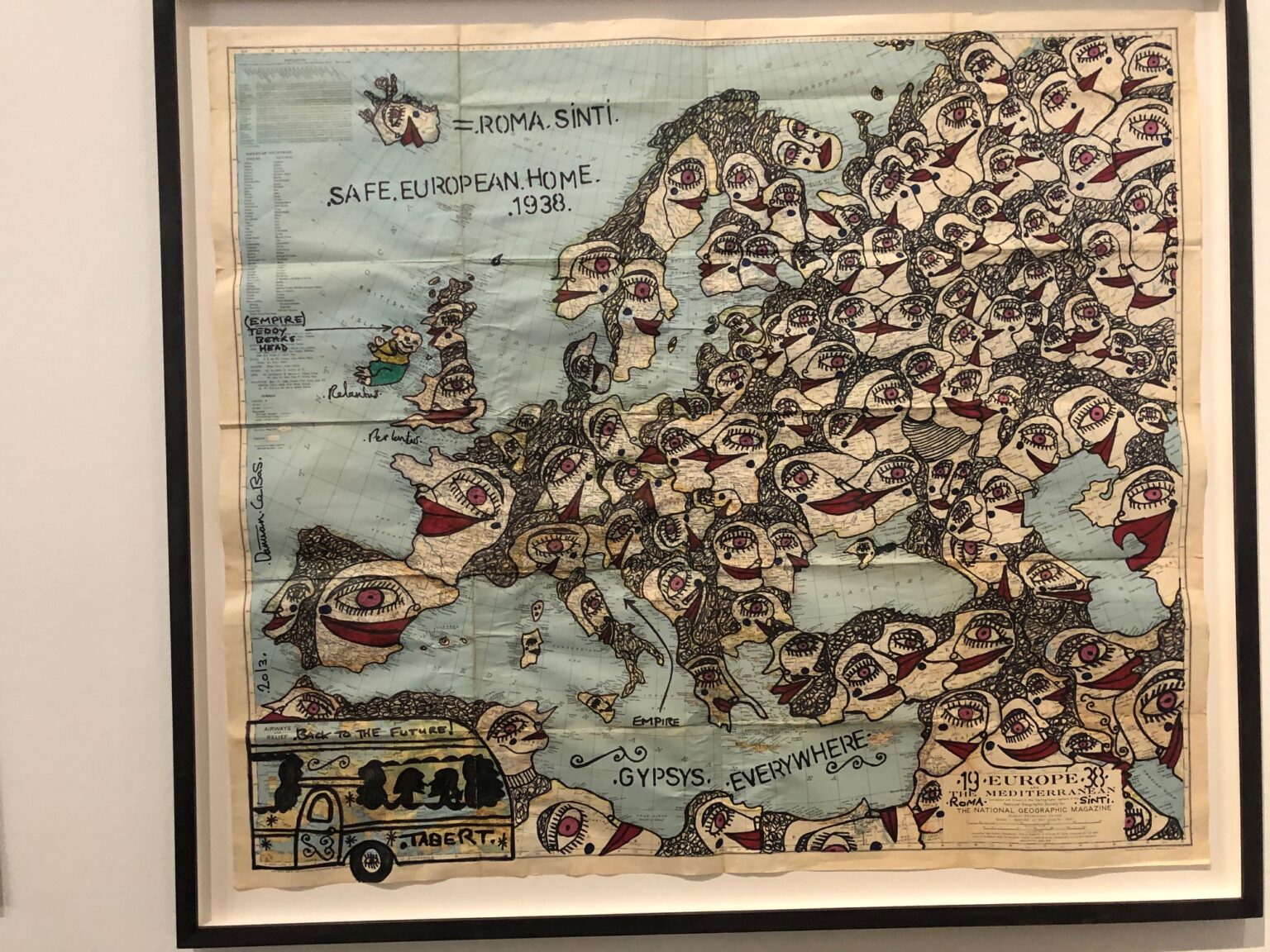 Europakarte Sinti Roma | Albert Vinzens